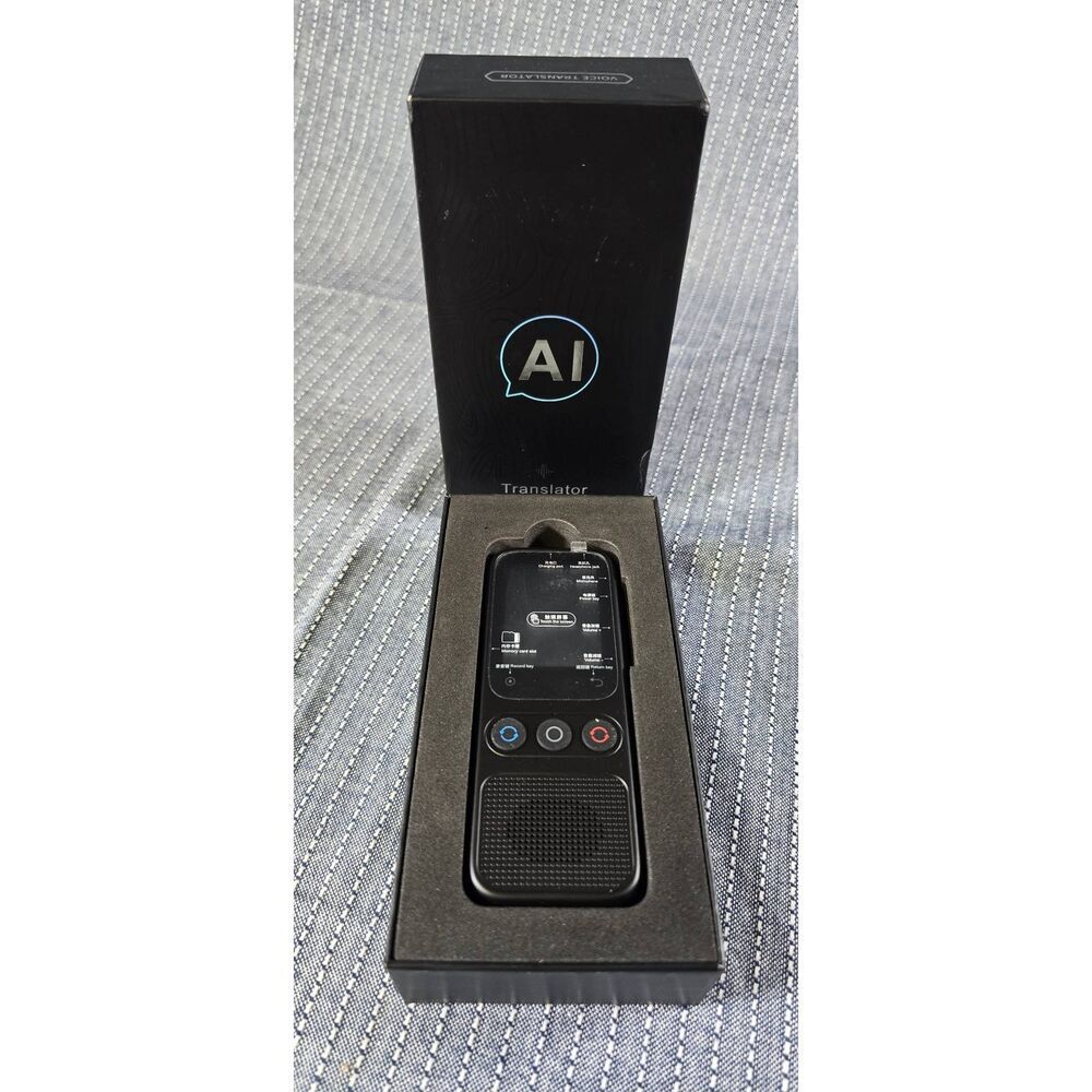 AI-powered voice translator device